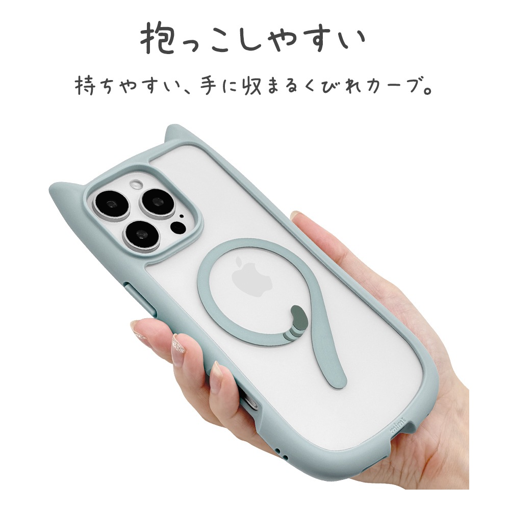 iPhone16 Pro Max ������ ���С� �ϥ��֥�å� MagSafe�б� mimi ǭ�� �ͥ��ߥ� �ͤ��ߤ� �Ѿ׷�ۼ� MIL���� ���̥��ꥢ TPU�Х�ѡ������� �磻��쥹�����б� ���⡼�����֥롼 �����ե��� ���ޥۥ����� 8338IP467PHPMSBL �饹���Хʥ�