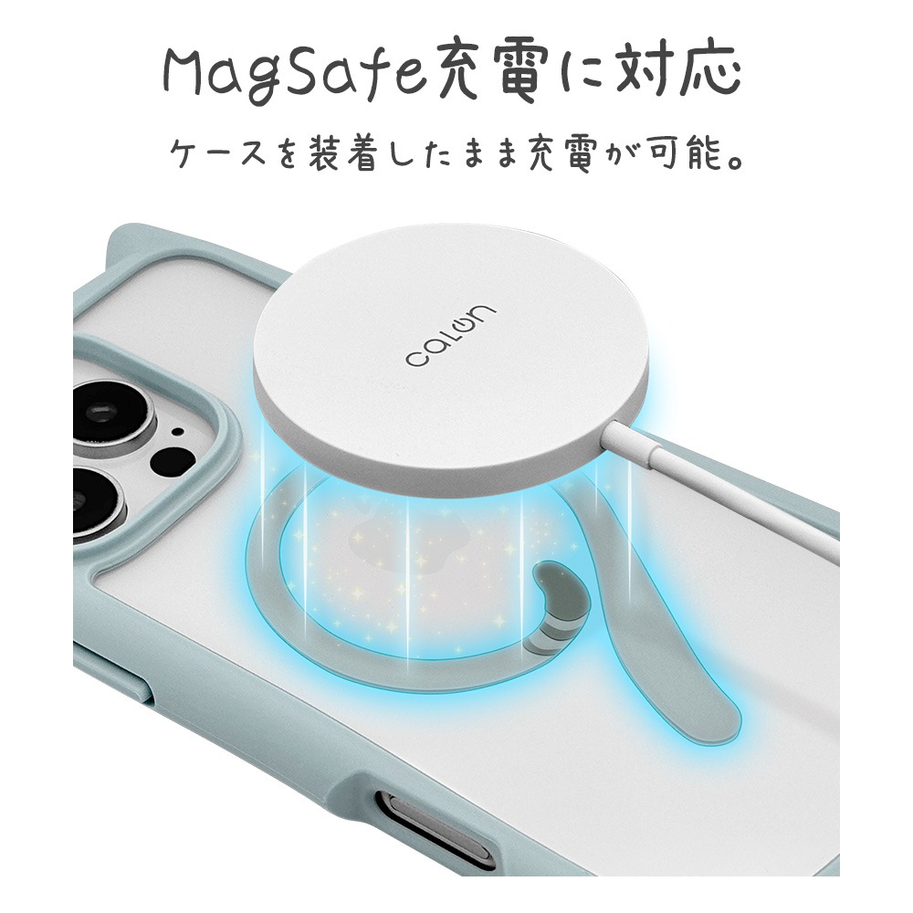 iPhone16 Pro Max ������ ���С� �ϥ��֥�å� MagSafe�б� mimi ǭ�� �ͥ��ߥ� �ͤ��ߤ� �Ѿ׷�ۼ� MIL���� ���̥��ꥢ TPU�Х�ѡ������� �磻��쥹�����б� ���⡼�����֥롼 �����ե��� ���ޥۥ����� 8338IP467PHPMSBL �饹���Хʥ�