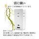���Ŵ� AC�����ץ��� AC���Ŵ�  USB�ݡ��� ������C USB Type-C PD �ѥ�ǥ�Х꡼ Power Delivery 20��å� 3���󥻥�� ������A USB Type-A 15W �ۥ磻�� iPhone Android ���ޥ� R3ACCA20W01WH �饹���Хʥ�