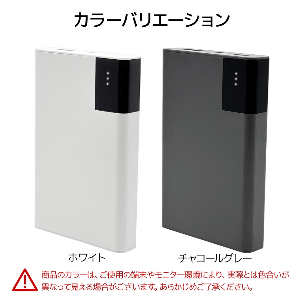 ��Х���Хåƥ꡼ 5000mAh 2�ݡ��� ������C ������A 12��å� 2.4����ڥ� USB Type-C Type-A 12W 2.4A LED���󥸥������� ������ Smart IC �ۥ磻�� iPhone ���ޥ� iPad RLI050C12W01WH �饹���Хʥ�