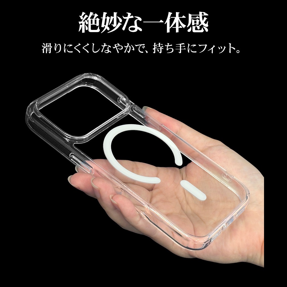 iPhone17 Pro ������ ���С� �ϥ��֥�å� MagSafe�б� C�� �ޥ��ͥåȽ��� RHINOX �饤�Υå��� �Ѿ׷�ۼ� MIL ����5H TPU�Х�ѡ������� ���ȥ�åץۡ��� �磻��쥹���� ���ꥢ �����ե��� ���ޥۥ����� 9274IP5BHAMCL �饹���Хʥ�