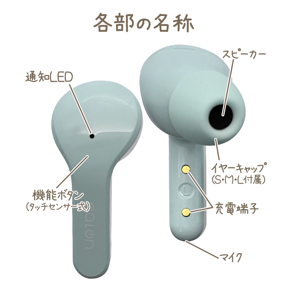 iPhone ޥ Bluetooth 5.3 磻쥹 ƥ쥪 ۥ ޥ calon ȥåդ ꥳ󥱡  AAC ⲻ   ʥ ɽǥץ쥤 C ϥ󥺥ե꡼  ⡼ԥ  RTWS06SPK