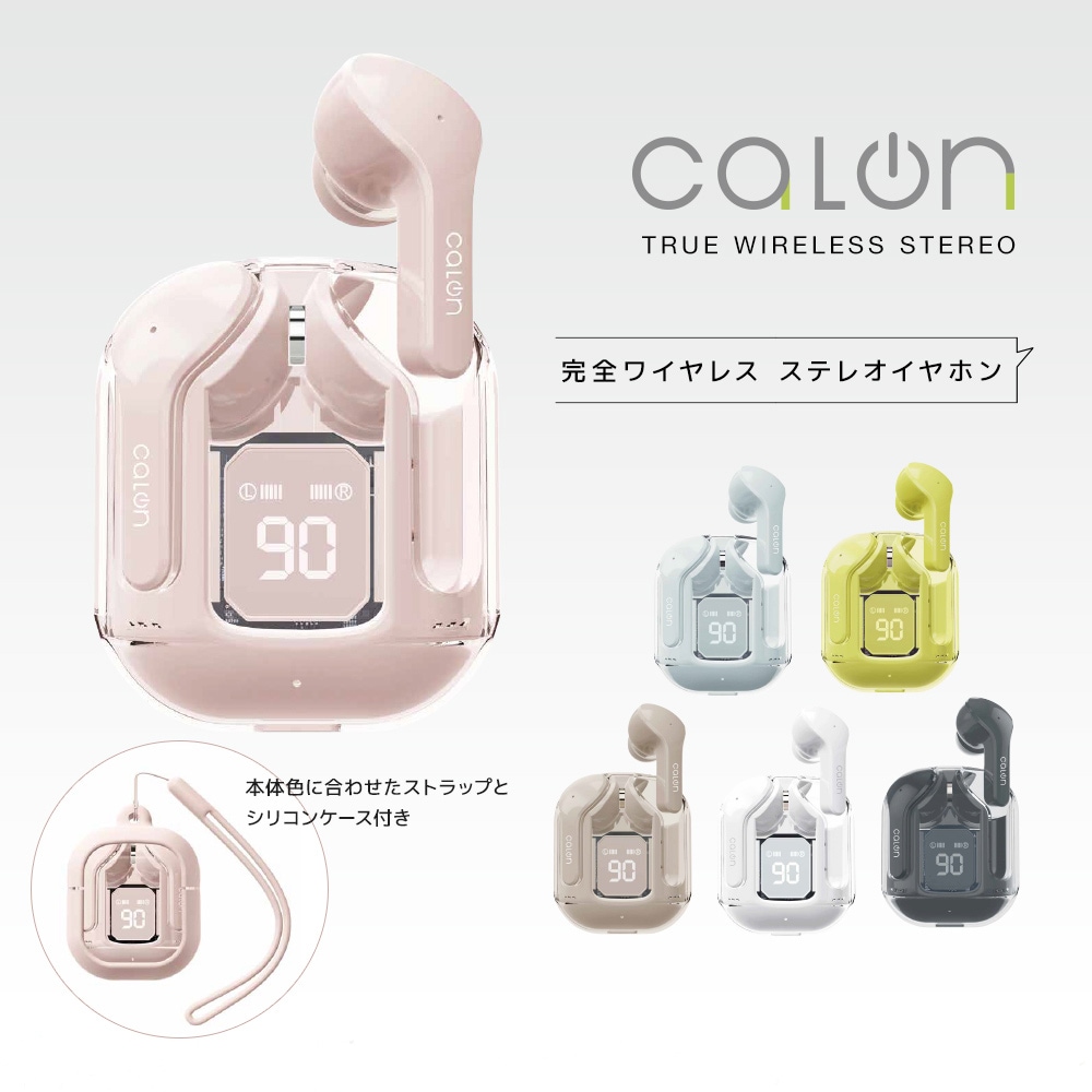 iPhone ޥ Bluetooth 5.3 磻쥹 ƥ쥪 ۥ ޥ calon ȥåդ ꥳ󥱡  AAC ⲻ   ʥ ɽǥץ쥤 C ϥ󥺥ե꡼  ⡼ԥ  RTWS06SPK