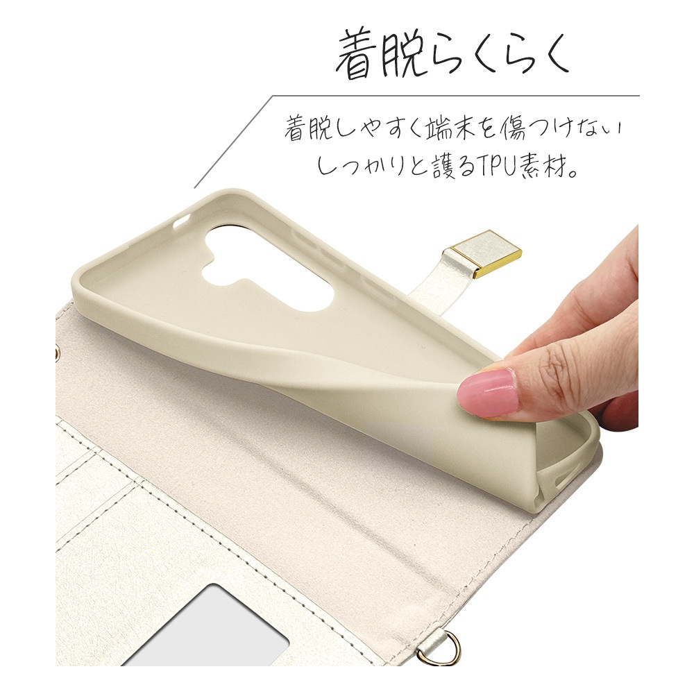 Galaxy S24 SC-51E SCG25  С Ģ 襤   ɵǽ ץ  ǥ ϥɥȥåդ viviana ۥ磻 饯 S24 ޥۥ 7829GS24BVIWH 饹Хʥ