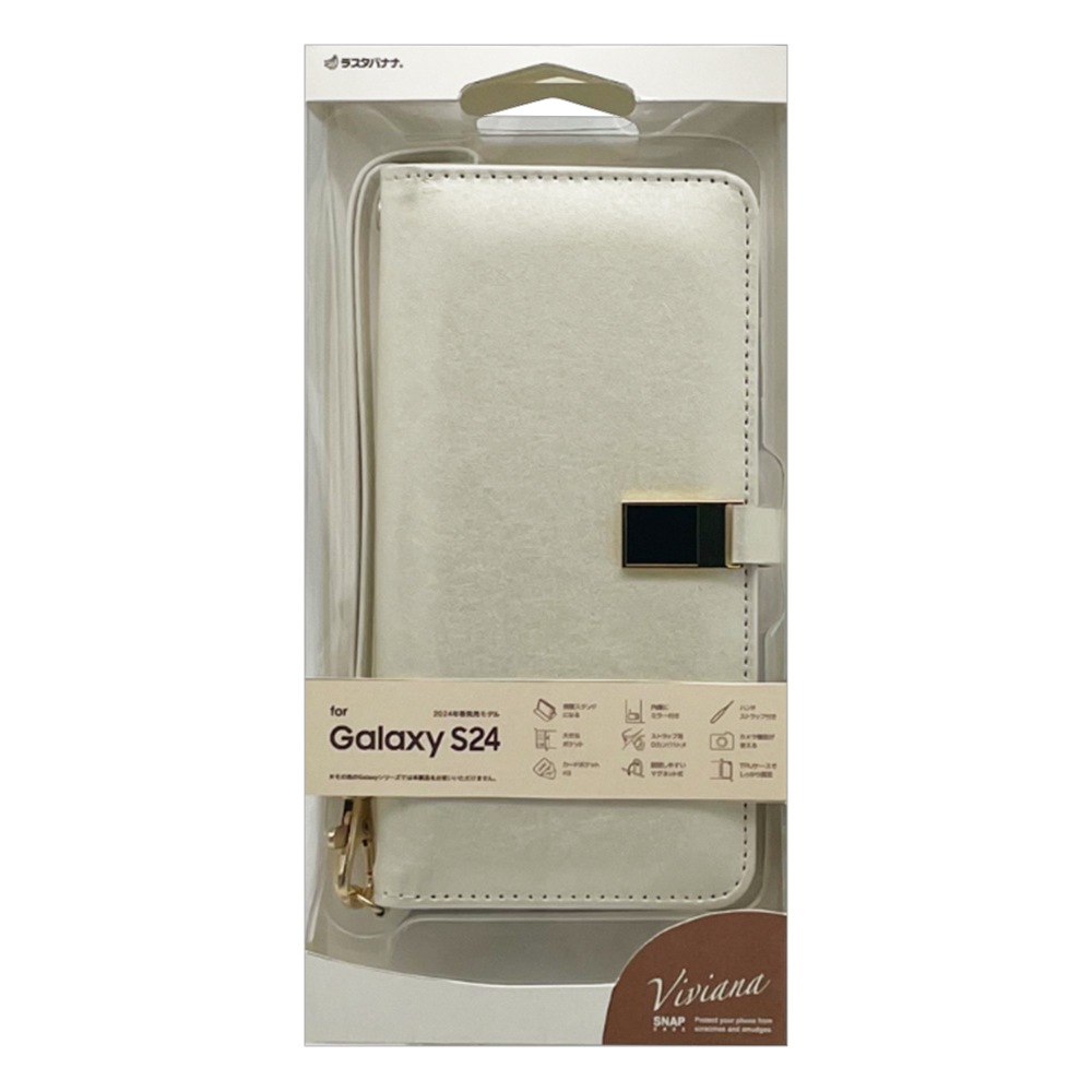 Galaxy S24 SC-51E SCG25  С Ģ 襤   ɵǽ ץ  ǥ ϥɥȥåդ viviana ۥ磻 饯 S24 ޥۥ 7829GS24BVIWH 饹Хʥ