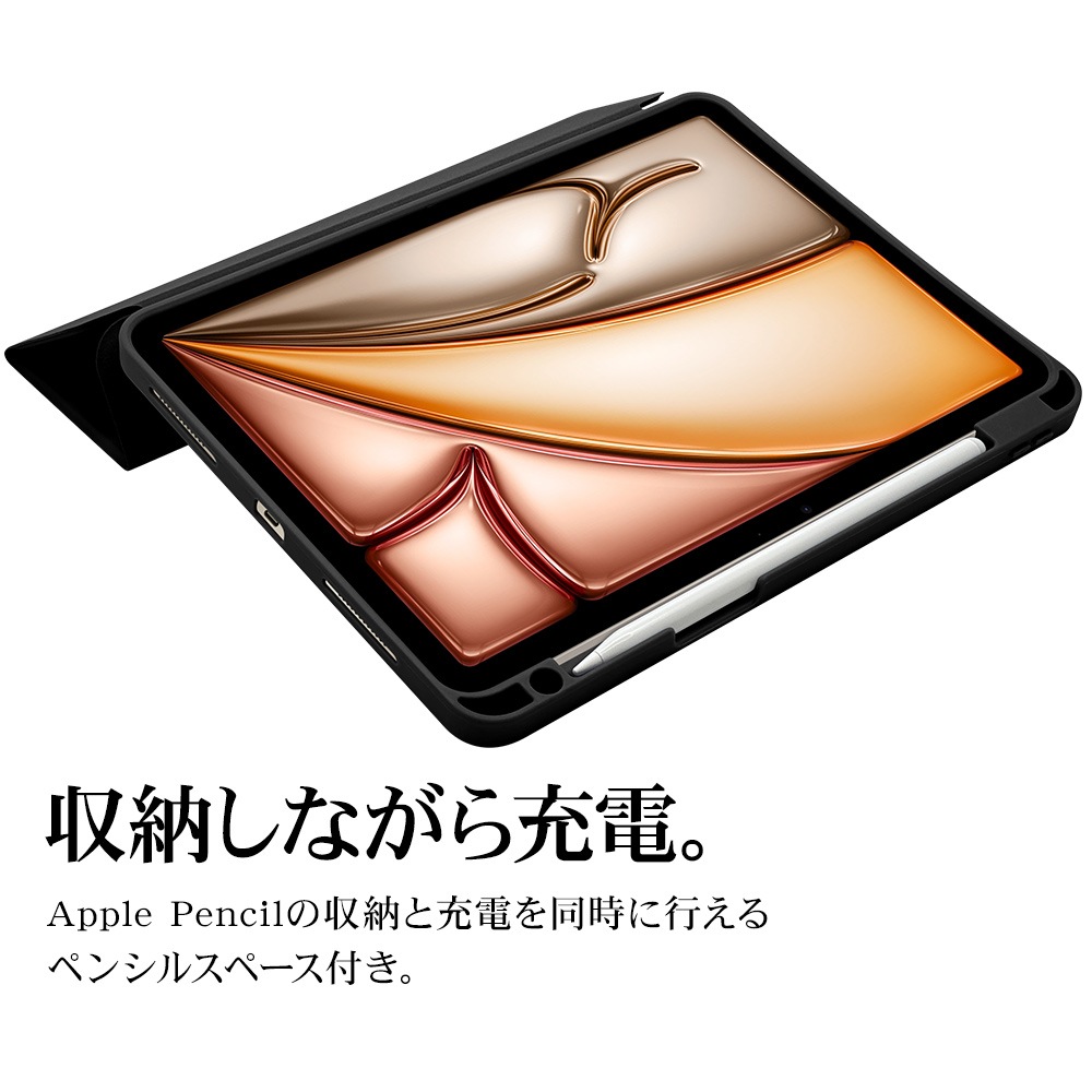 iPad Air(M4)(M3)(M2) 11����� iPad Air 10.9����� ��5���� ��4���� iPad Pro 11����� ��4���� ��3���� ��2���� ��1���� ������ ���С� ��Ģ�� �֥å������� ������ɵ�ǽ �֥�å� �����ѥå� 9464IPA11M4BBK �饹���Хʥ�