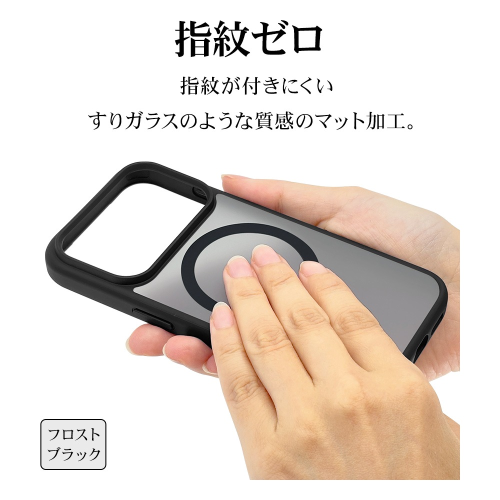 iPhone17 Pro  С ϥ֥å MagSafeб C ޥͥåȽ RHINOX 饤Υå  MIL TPUХѡ ȥåץۡ 磻쥹 ֥åߥեȥ֥å ե ޥۥ 9276IP5BHAMBKFB 饹Хʥ