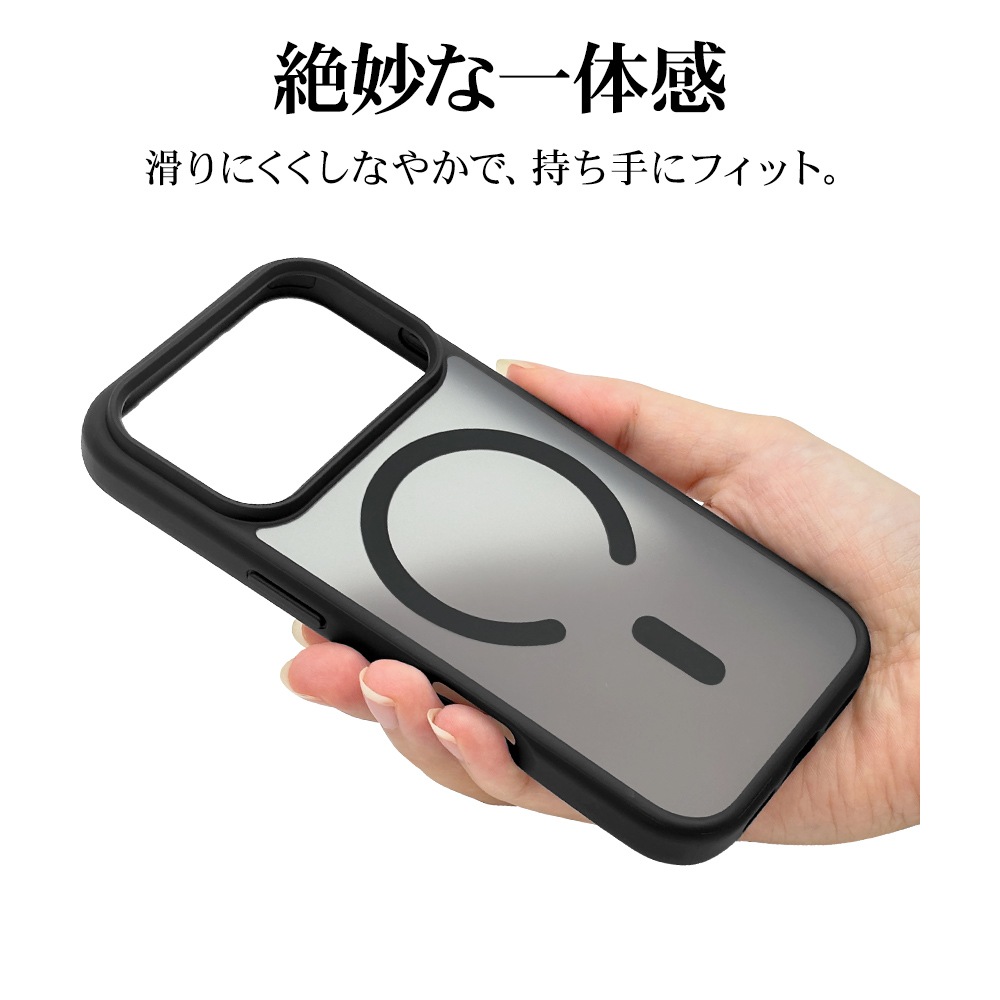 iPhone17 Pro  С ϥ֥å MagSafeб C ޥͥåȽ RHINOX 饤Υå  MIL TPUХѡ ȥåץۡ 磻쥹 ֥åߥեȥ֥å ե ޥۥ 9276IP5BHAMBKFB 饹Хʥ