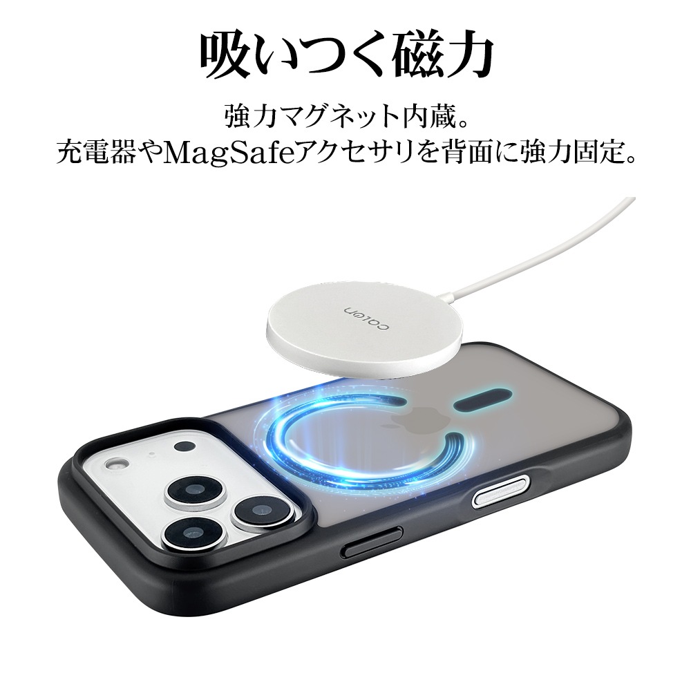 iPhone17 Pro  С ϥ֥å MagSafeб C ޥͥåȽ RHINOX 饤Υå  MIL TPUХѡ ȥåץۡ 磻쥹 ֥åߥեȥ֥å ե ޥۥ 9276IP5BHAMBKFB 饹Хʥ