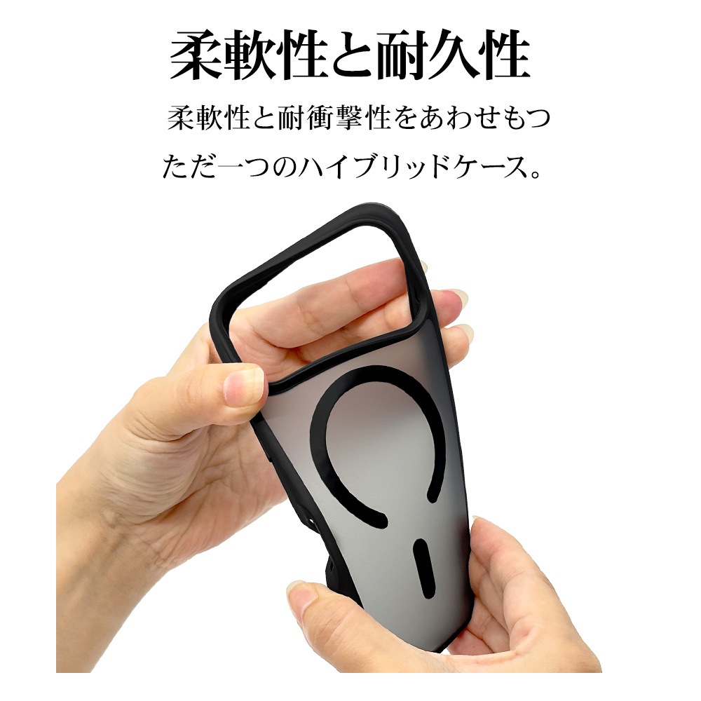 iPhone17 Pro  С ϥ֥å MagSafeб C ޥͥåȽ RHINOX 饤Υå  MIL TPUХѡ ȥåץۡ 磻쥹 ֥åߥեȥ֥å ե ޥۥ 9276IP5BHAMBKFB 饹Хʥ