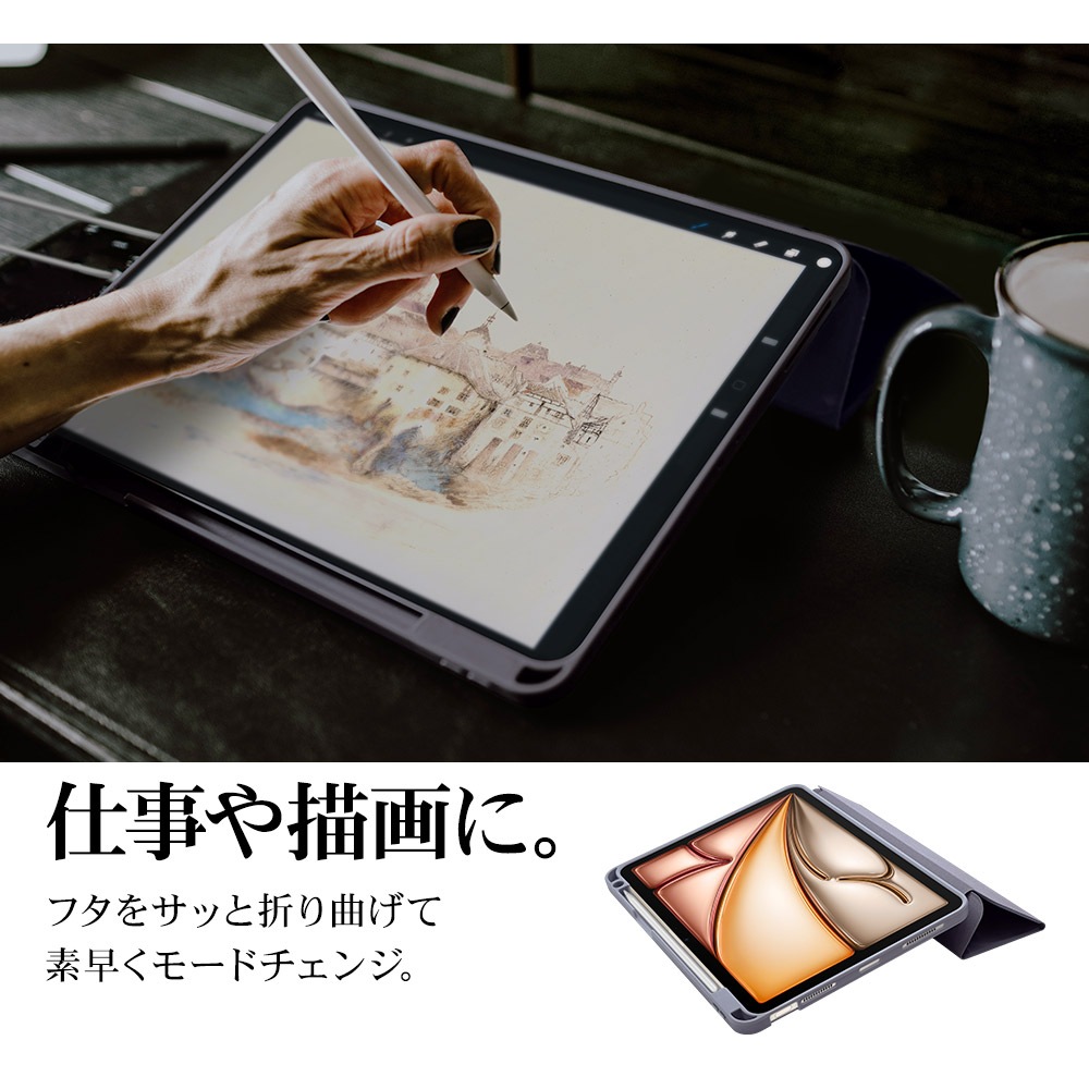 iPad Air(M4)(M3)(M2) 11����� iPad Air 10.9����� ��5���� ��4���� iPad Pro 11����� ��4���� ��3���� ��2���� ��1���� ������ ���С� ��Ģ�� �֥å������� ������ɵ�ǽ �ѡ��ץ� �����ѥå� 9465IPA11M4BPU �饹���Хʥ�