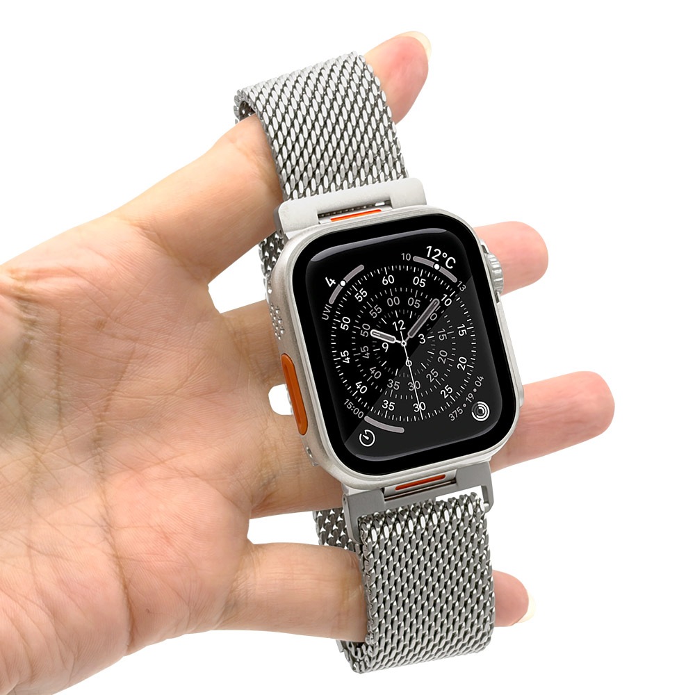 Apple Watch 49mm 46mm 45mm 44mm ULTRA style ���ƥ�쥹 ��å��� �Х�� ����ȥ饹������ ��å��她�ƥ�쥹�Х�� �ޥ��ͥå� ��æ��ñ �Х�� ����С� ���åץ륦���å� �٥�� RAWST4411SV �饹���Хʥ�
