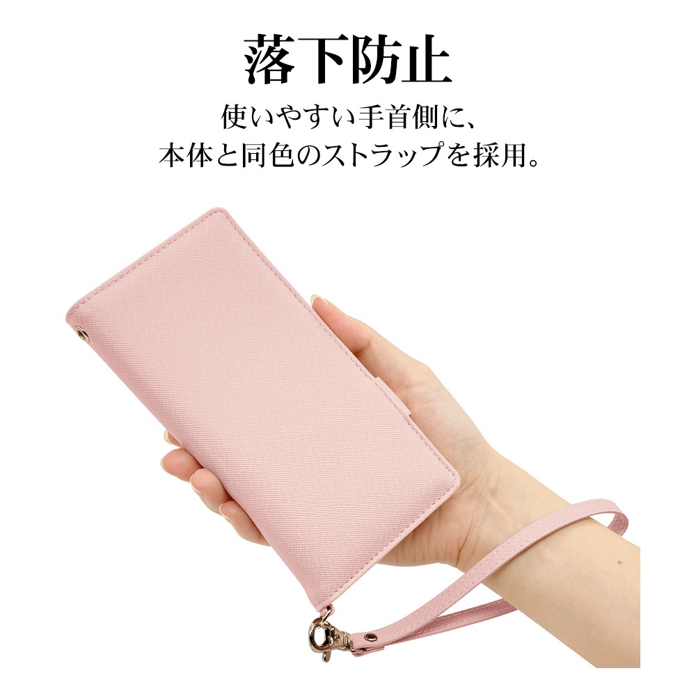 美品 イオネスユネスタ カバー付き 在庫商品】ブックカバー型がま口多機能ケース B6/360P対応【HAKU