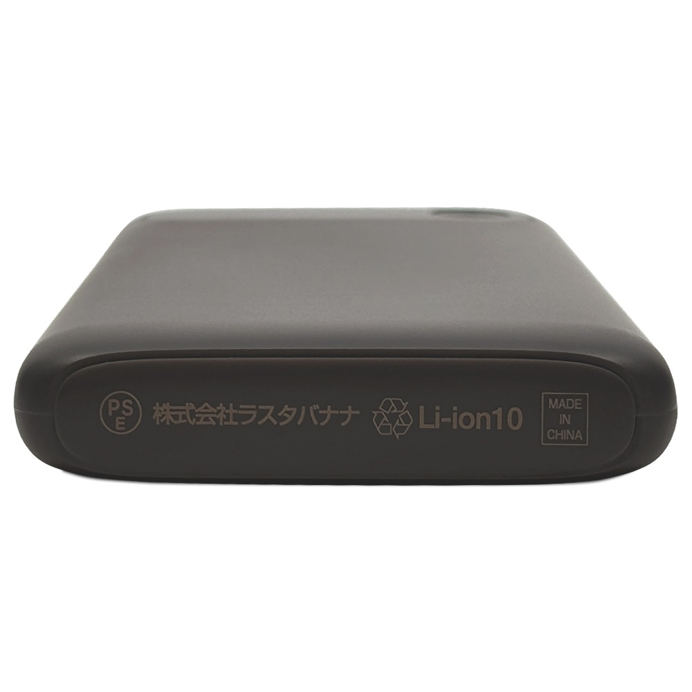 BY ��Х���Хåƥ꡼ 10000mAh 3�ݡ��� ������C 20��å� ������A 15��å� USB Type-C PD PowerDelivery 20W Type-A 15W  ���ӻ��̥ǥ����ץ쥤 ������ ���㥳���륰�졼 iPhone R-LI100C20W02WH �饹���Хʥ�