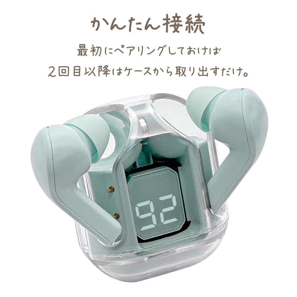 Bluetooth 5.3 磻쥹 ƥ쥪 ۥ calon ȥåդ ꥳ󥱡  ʥ ɽǥץ쥤 C Type-C ñ³ ⡼֥롼 RTWS06SBL