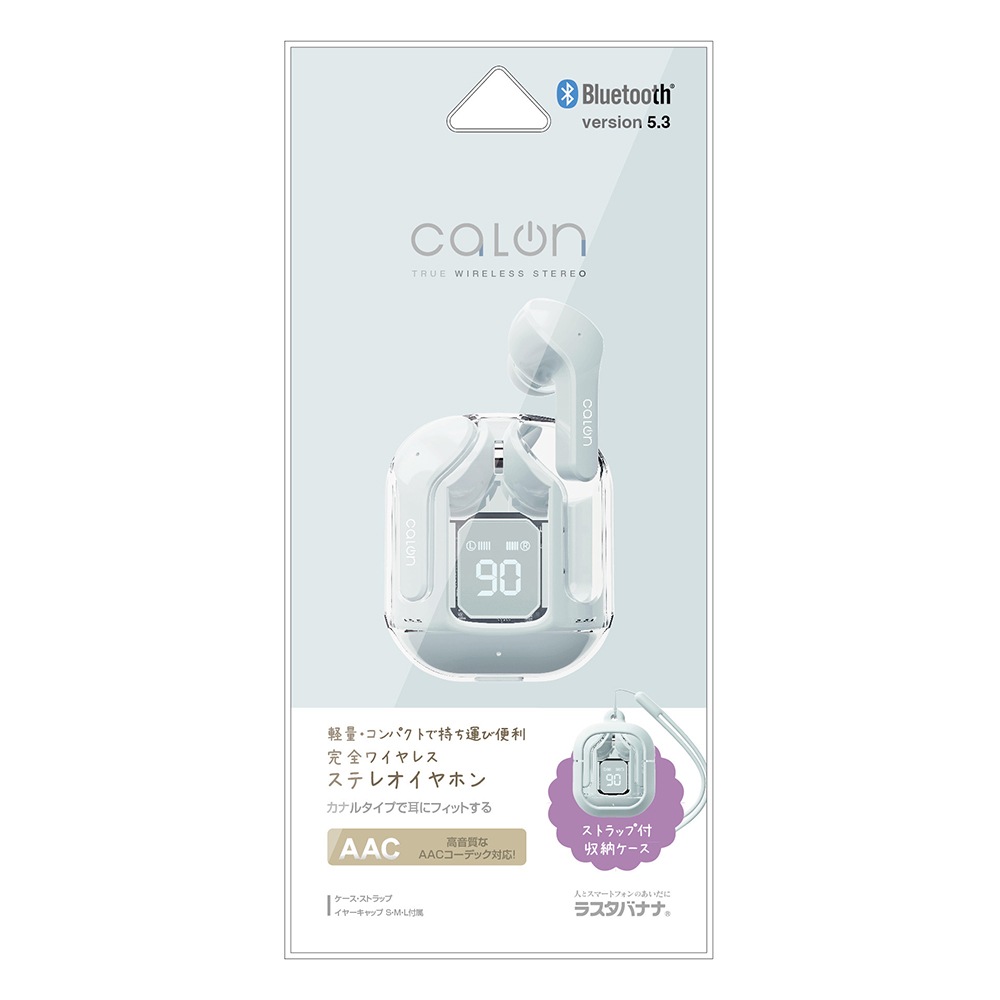 Bluetooth 5.3 磻쥹 ƥ쥪 ۥ calon ȥåդ ꥳ󥱡  ʥ ɽǥץ쥤 C Type-C ñ³ ⡼֥롼 RTWS06SBL