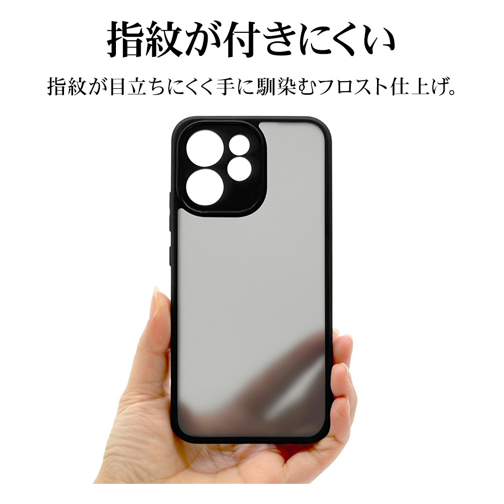 OPPO Reno15 A ������ ���С� �ϥ��֥�å�  �˸��ݸ� ��̩�߷� �Ѿ׷�ۼ� ���ȥ�åץۡ��� �֥�å��ߥե����ȥ֥�å� ���å� ��� 15A ���ޥۥ����� 9536OR15AHPLFBK �饹���Хʥ�