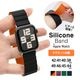 Apple Watch Series10 9 8 7 6 5 4 SE��2���� SE 42mm 41mm 40mm 38mm ���ꥳ��Х�� ��æ��ñ �Х�� �ޥ��ͥåȥ����� ���졼�ߥ磻���å� ���åץ륦���å� �٥�� RBLAWM4007GRYRD