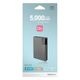 BY ��Х���Хåƥ꡼ 5000mAh 2�ݡ��� ������C ������A 12��å� 2.4����ڥ� USB Type-C Type-A 12W 2.4A LED���󥸥������� ������ Smart IC ���㥳���륰�졼 iPhone ���ޥ� R-LI050C12W01CGRY �饹���Хʥ�