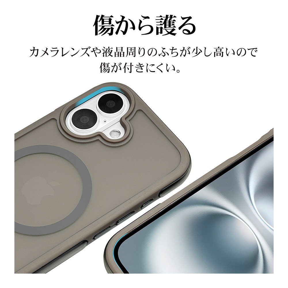 iPhone16 ������ ���С� �ϥ��֥�å� MagSafe�б� Air_C �Ѿ׷�ۼ� MIL���� ���� ��� �ޥåȲù� �����ɻ� TPU�Х�ѡ������� �������å���� �磻��쥹�����б� �ȡ��� �����ե��� ���ޥۥ����� 8129IP461HPMTA �饹���Хʥ�