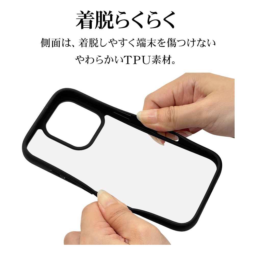 iPhone16 Pro ������ ���С� �ϥ��֥�å� RHINOX �饤�Υå��� �Ѿ׷�ۼ� MIL���� ���ꥢ Ʃ�� ɽ�̹���5H TPU�Х�ѡ������� �磻��쥹�����б� �֥�å��ߥ��ꥢ �����ե��� ���ޥۥ����� 8211IP461PHABK �饹���Хʥ�