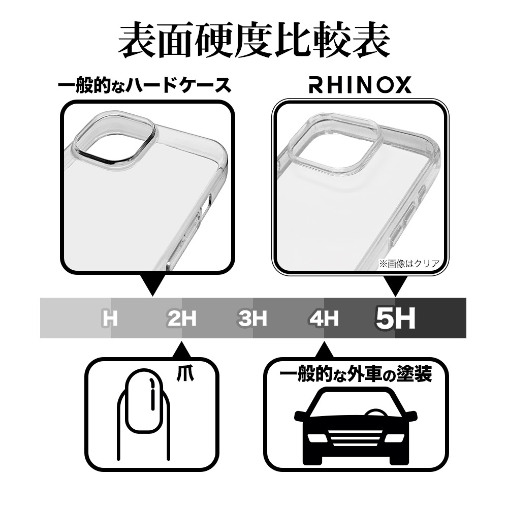 iPhone16 Pro ������ ���С� �ϥ��֥�å� RHINOX �饤�Υå��� �Ѿ׷�ۼ� MIL���� ���ꥢ Ʃ�� ɽ�̹���5H TPU�Х�ѡ������� �磻��쥹�����б� �֥�å��ߥ��ꥢ �����ե��� ���ޥۥ����� 8211IP461PHABK �饹���Хʥ�