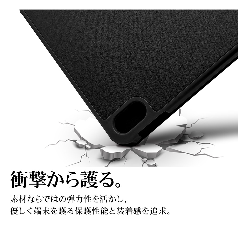 iPad(A16) ��11���� 11����� iPad ��10���� 10.9����� ������ ���С� ��Ģ�� �֥å������� ������ɵ�ǽ ����ץ� �֥�å� �����ѥåɥ����� 9468IPD11A19BBK �饹���Хʥ�
