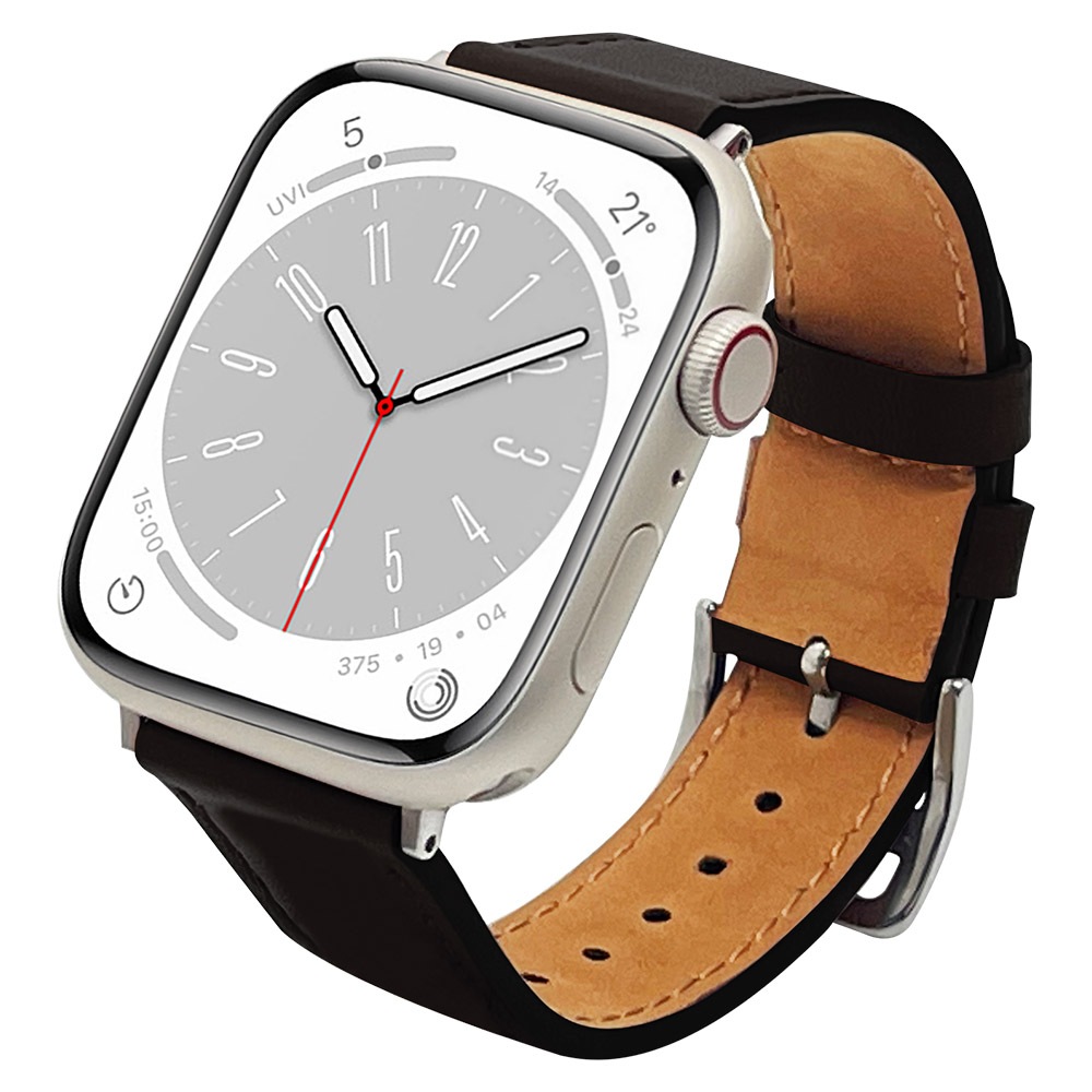 Apple Watch Series10 Series9 Series8 Series7 Series6 Series5 Series4 Series3 SE��2���� SE 41mm 40mm 38mm �ܳץ쥶�� ����� �Х�� ����ץ� �֥�å� ���åץ륦���å� �Х�� RBAWL7462BK