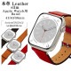 Apple Watch Series10 Series9 Series8 Series7 Series6 Series5 Series4 Series3 SE��2���� SE 41mm 40mm 38mm �ܳץ쥶�� ����� �Х�� ����ץ� �֥�å� ���åץ륦���å� �Х�� RBAWL7462BK