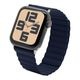 Apple Watch Series10 9 8 7 6 5 4 SE��2���� SE 42mm 41mm 40mm 38mm ���ꥳ��Х�� ��æ��ñ �Х�� �ޥ��ͥåȥ����� �֥롼 ���åץ륦���å� �٥�� RBLAWM4007BL