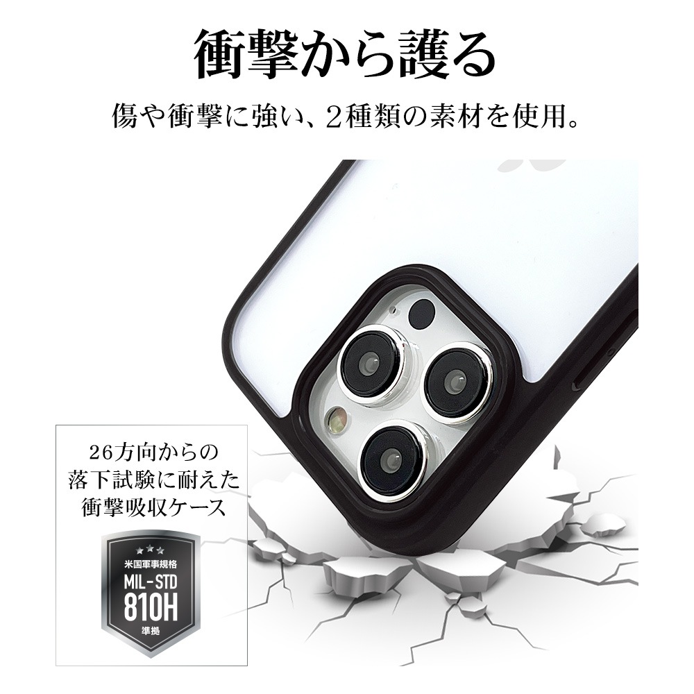 iPhone15 Pro ������ ���С� �ϥ��֥�å� RHINO �饤�� �Ѿ׷�ۼ� MIL���� ���� ��� ���ꥢ Ʃ�� ɽ�̹���5H TPU�Х�ѡ������� ���ȥ�åץۡ��� �磻��쥹�����б� BK��CL �����ե��� ���ޥۥ����� 7675IP361PHB �饹���Хʥ�