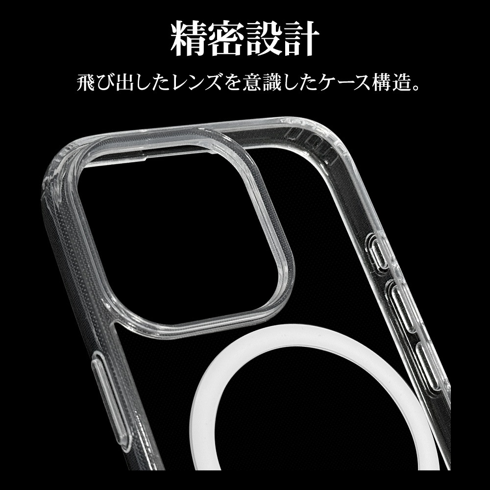iPhone16 Pro ������ ���С� �ϥ��֥�å� MagSafe�б� RHINOX �饤�Υå��� �Ѿ׷�ۼ� MIL���� ���ꥢ ɽ�̹���5H TPU�Х�ѡ������� �磻��쥹�����б� �����ե��� ���ޥۥ����� 8213IP461PHAMCL �饹���Хʥ�