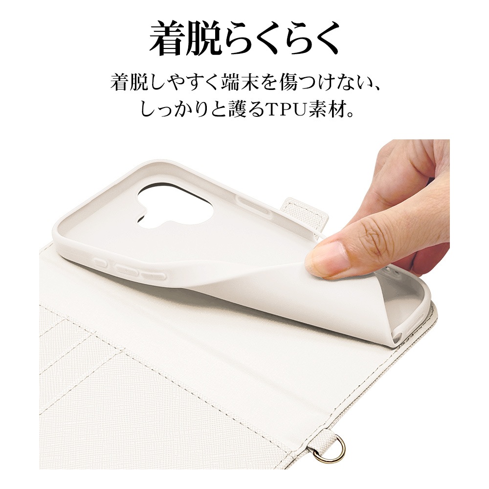 iPhone17 ������ ���С� ��Ģ�� ���������� ������ɵ�ǽ �ϥ�ɥ��ȥ�å��դ� �ۥ磻�� �����ե��� ���ޥۥ����� 8861IP5ABHSWH �饹���Хʥ�