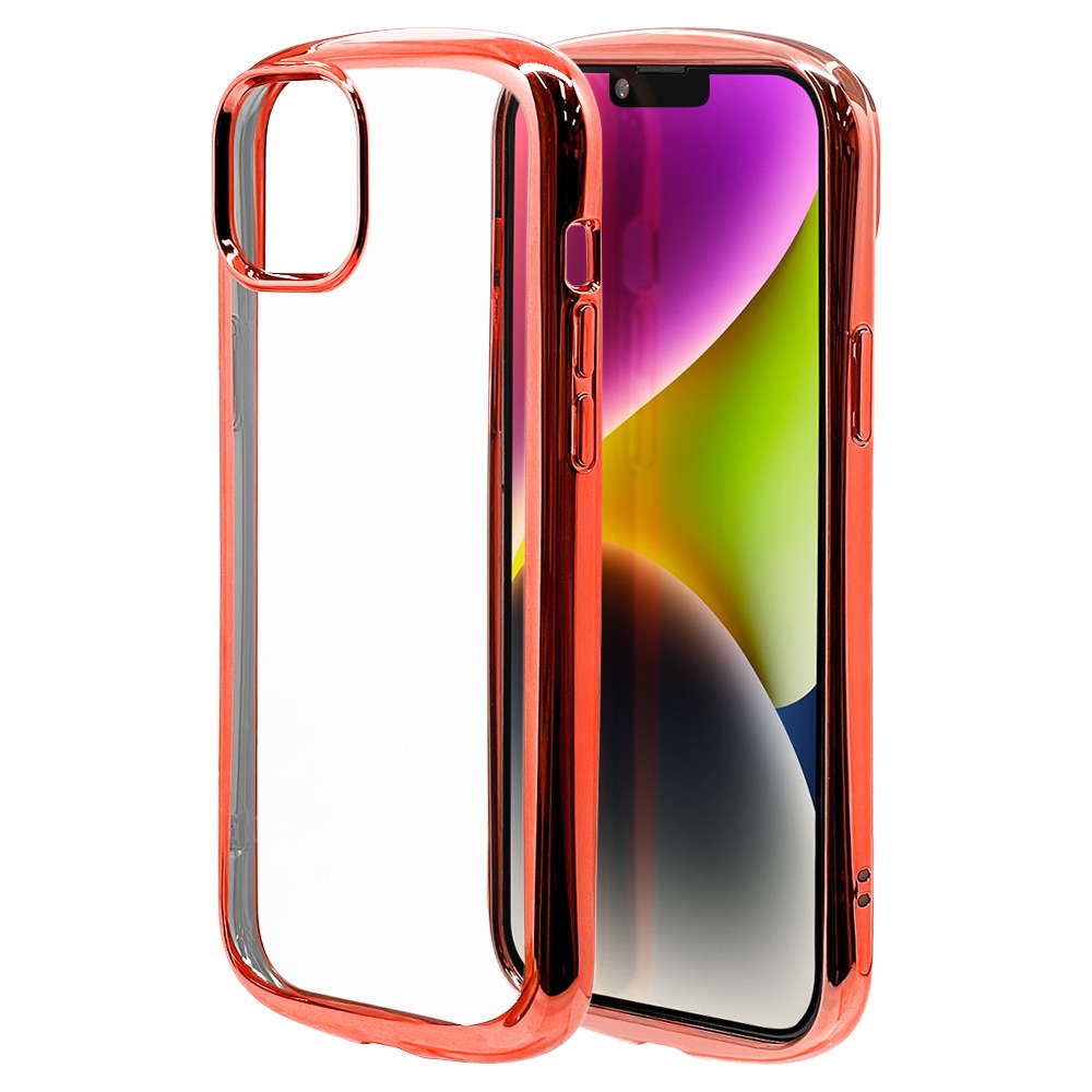 iPhone15 Plus 14 Plus  С եȥ TPU Ѿ׷ۼ   ꥢ Ʃ 2.7mm ᥿ե졼 VANILLA PACK CURVE  ե15ץ饹 14ץ饹 ޥۥ 7229IP267TP
