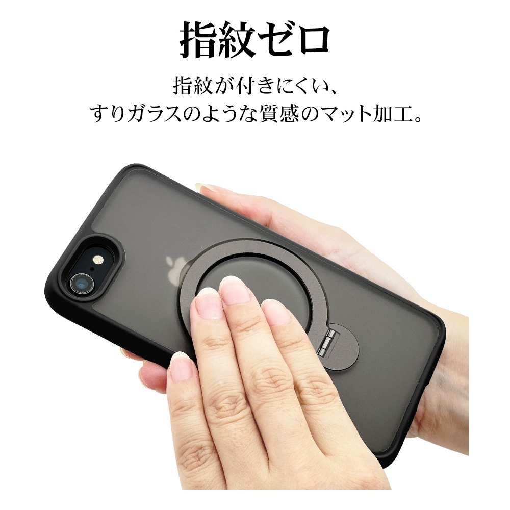 iPhone SE ��3���� ��2���� iPhone8 ������ ���С� �ϥ��֥�å� ZEROSAFE MagSafe�б� �Ѿ׷�ۼ� MIL���� 360���ž ����դ� ��ɻ� ������� �磻��쥹�����б� �ե����ȥ֥�å� SE3 SE2 ���ޥۥ����� 8045IP247HPMBK 