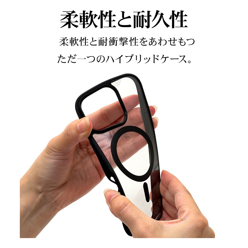 iPhone16 Pro ������ ���С� �ϥ��֥�å� MagSafe�б� RHINOX �饤�Υå��� �Ѿ׷�ۼ� MIL���� ���ꥢ ɽ�̹���5H TPU�Х�ѡ������� �磻��쥹�����б� �֥�å��ߥ��ꥢ �����ե��� ���ޥۥ����� 8214IP461PHAMBK �饹���Хʥ�