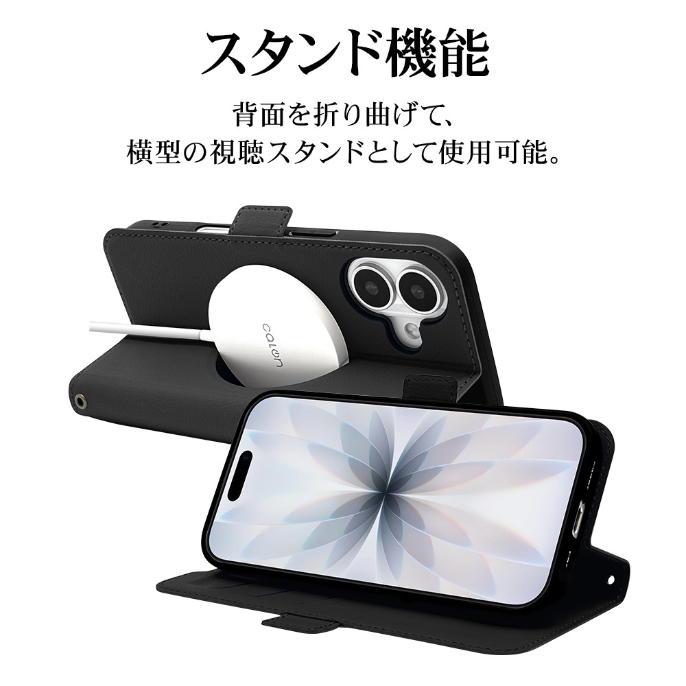 iPhone17 ������ ���С� ��Ģ�� ���� �Ѿ׷�ۼ� MagSafe�б� �ޥ��ͥåȽ��� ������ ������� �磻��쥹���� �����ɥޥ��ͥå� �֥�å� �����ե��� ���ޥۥ����� 8862IP5ABSMMBK �饹���Хʥ�