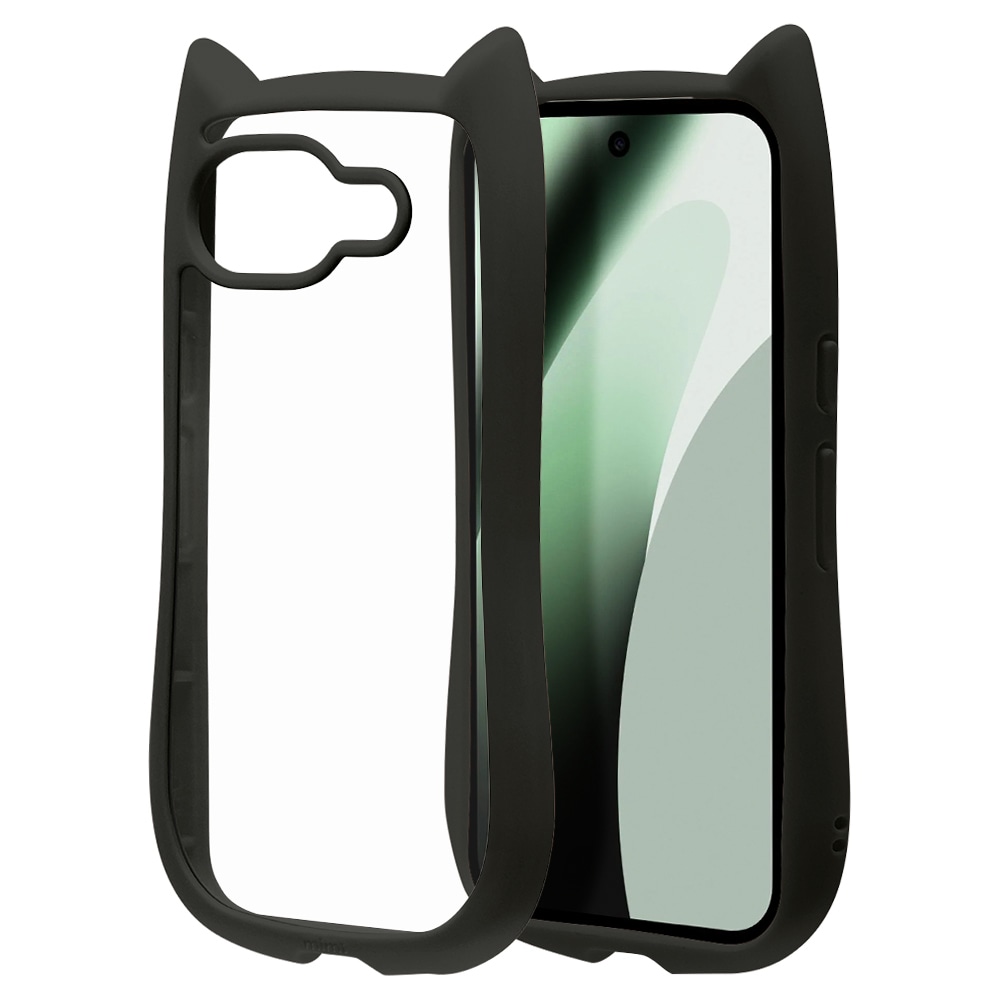 Google Pixel 10a ������ ���С� �ϥ��֥�å� mimi ǭ�� �ͥ��ߥ� �ͤ��ߤ� ǭ �ͥ� �ͤ� �Ѿ׷�ۼ� MIL ���̥��ꥢ TPU�Х�ѡ������� �磻��쥹�����б� �֥�å� �������� �ԥ����� ���ޥۥ����� 9369P10AHPBK �饹���Хʥ�