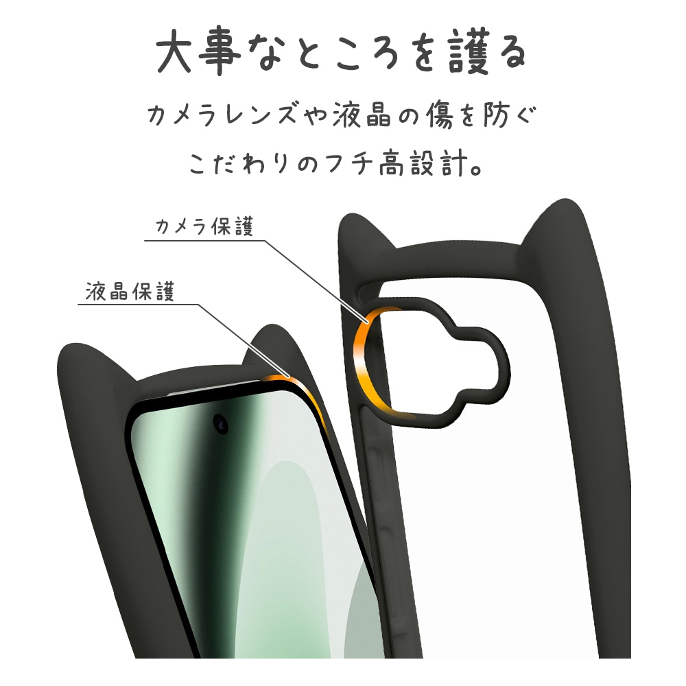 Google Pixel 10a ������ ���С� �ϥ��֥�å� mimi ǭ�� �ͥ��ߥ� �ͤ��ߤ� ǭ �ͥ� �ͤ� �Ѿ׷�ۼ� MIL ���̥��ꥢ TPU�Х�ѡ������� �磻��쥹�����б� �֥�å� �������� �ԥ����� ���ޥۥ����� 9369P10AHPBK �饹���Хʥ�