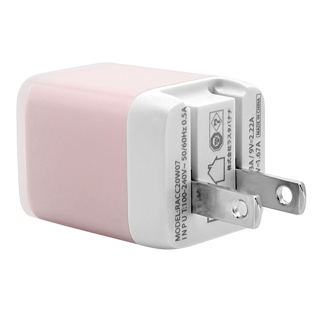 ���Ŵ� AC�����ץ��� AC���Ŵ� ������C PD �ѥ�ǥ�Х꡼ 20��å� ���󥻥�� USB Type-C 20W Power Delivery ���ꥹ���� ���Ť�®�� �ޤꤿ���� ���ꥢ�ԥ� ���ޥ� ���ޡ��ȥե��� RACC20W07PK �饹���Хʥ�