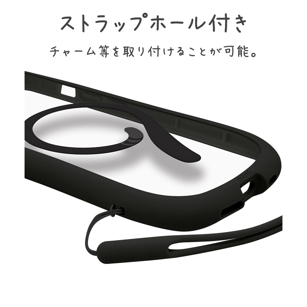 iPhone17e 16e ������ ���С� �ϥ��֥�å� MagSafe�б� mimi ǭ�� �ͥ��ߥ� �ͤ��ߤ� �Ѿ׷�ۼ� MIL ���̥��ꥢ TPU�Х�ѡ������� ���ȥ�åץۡ��� �֥�å� �����ե��� ���ޥۥ����� 9786IP6EHPMBK �饹���Хʥ�