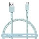 iPhone15 ޥ ֥ 3ڥ   ʥ󥱡֥ calon  ̿ Type-A to Type-C typea typec 3A 1m 100cm ֥Х ⡼֥롼 ޡȥե  R10CAAC3A04SBL