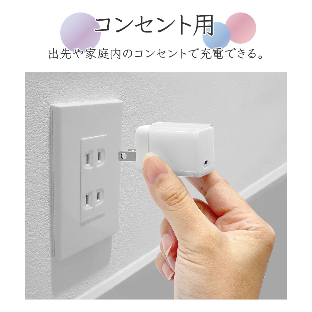 ���Ŵ� AC�����ץ��� AC���Ŵ� ������C PD �ѥ�ǥ�Х꡼ 20��å� ���󥻥�� USB Type-C 20W Power Delivery ���ꥹ���� ���Ť�®�� �ޤꤿ���� ���ꥢ�֥롼 ���ޥ� ���ޡ��ȥե��� RACC20W07BL �饹���Хʥ�