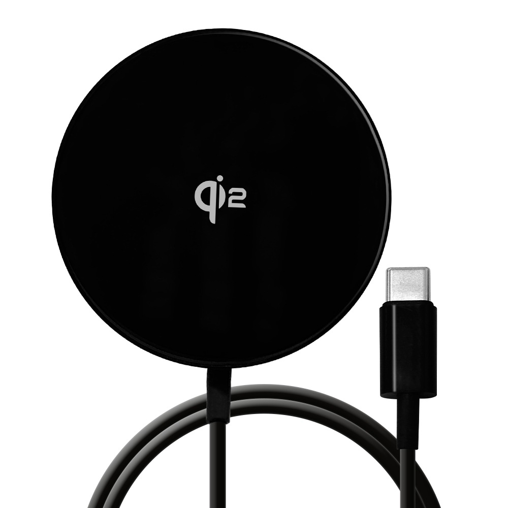 �磻��쥹���㡼���㡼 MagSafe �磻��쥹���� iPhone Android �б� Qi2ǧ�� �ޥ��ͥå� 5W 7.5W 10W 15W 1.5�᡼�ȥ� 1.5m ������C typec Type-C�����֥���η� �֥�å� ���ޡ��ȥե��� R15WCC15W03BK �饹���Хʥ�