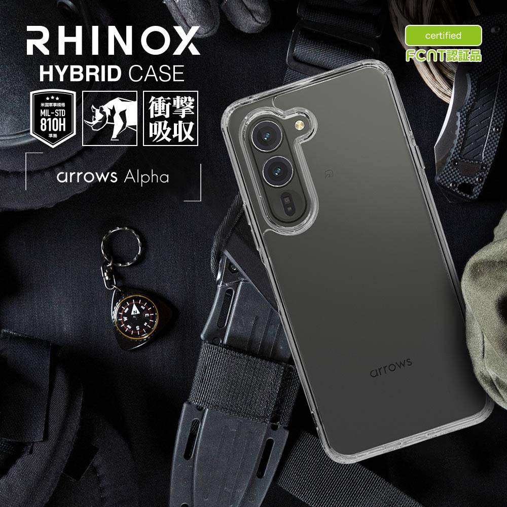 arrows Alpha F-51F ������ ���С� �ϥ��֥�å� RHINOX �饤�Υå��� �Ѿ׷�ۼ� MIL���� ���ꥢ Ʃ�� ɽ�̹���5H TPU�Х�ѡ������� ���ȥ�åץۡ��� �������� ����ե� ���ޥۥ����� 8846FAAHACL �饹���Хʥ�