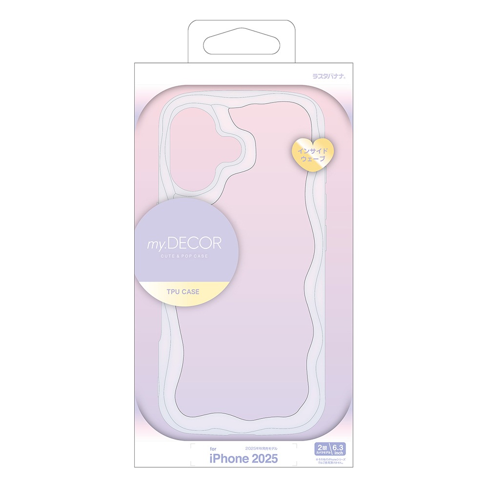 iPhone17  С եȥ TPU Ѿ׷ۼ ꥢ Ʃ 󥵥ɥ ڹ  ȥåץۡ my.DECOR ꥢ ե ޥۥ 8957IP5ATPCL 饹Хʥ