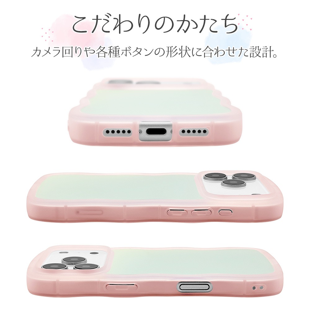 iPhone17 Pro ������ ���С� �ϥ��֥�å� �Ѿ׷�ۼ� TPU�Х�ѡ������� �������� �ڹ��� ������� ���ȥ�åץۡ��� �磻��쥹�����б� my.DECOR �ۥ������ԥ� �����ե��� ���ޥۥ����� 9047IP5BHPPK �饹���Хʥ�