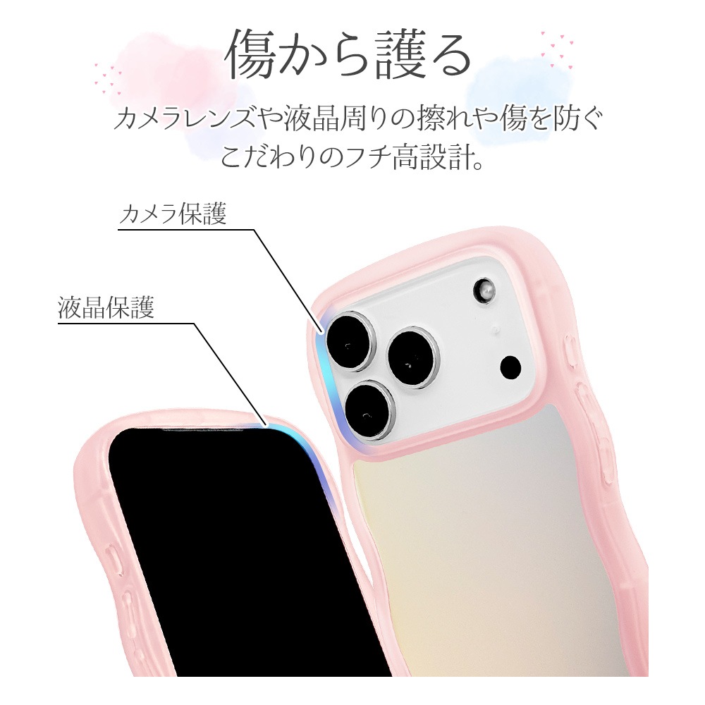 iPhone17 Pro ������ ���С� �ϥ��֥�å� �Ѿ׷�ۼ� TPU�Х�ѡ������� �������� �ڹ��� ������� ���ȥ�åץۡ��� �磻��쥹�����б� my.DECOR �ۥ������ԥ� �����ե��� ���ޥۥ����� 9047IP5BHPPK �饹���Хʥ�