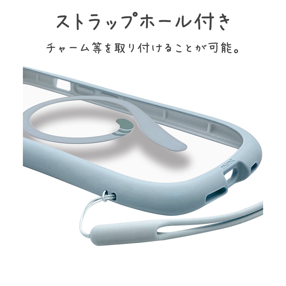 iPhone17e 16e ������ ���С� �ϥ��֥�å� MagSafe�б� mimi ǭ�� �ͥ��ߥ� �ͤ��ߤ� �Ѿ׷�ۼ� MIL ���̥��ꥢ TPU�Х�ѡ������� ���ȥ�åץۡ��� ���⡼�����֥롼 �����ե��� ���ޥۥ����� 9787IP6EHPMSBL �饹���Хʥ�