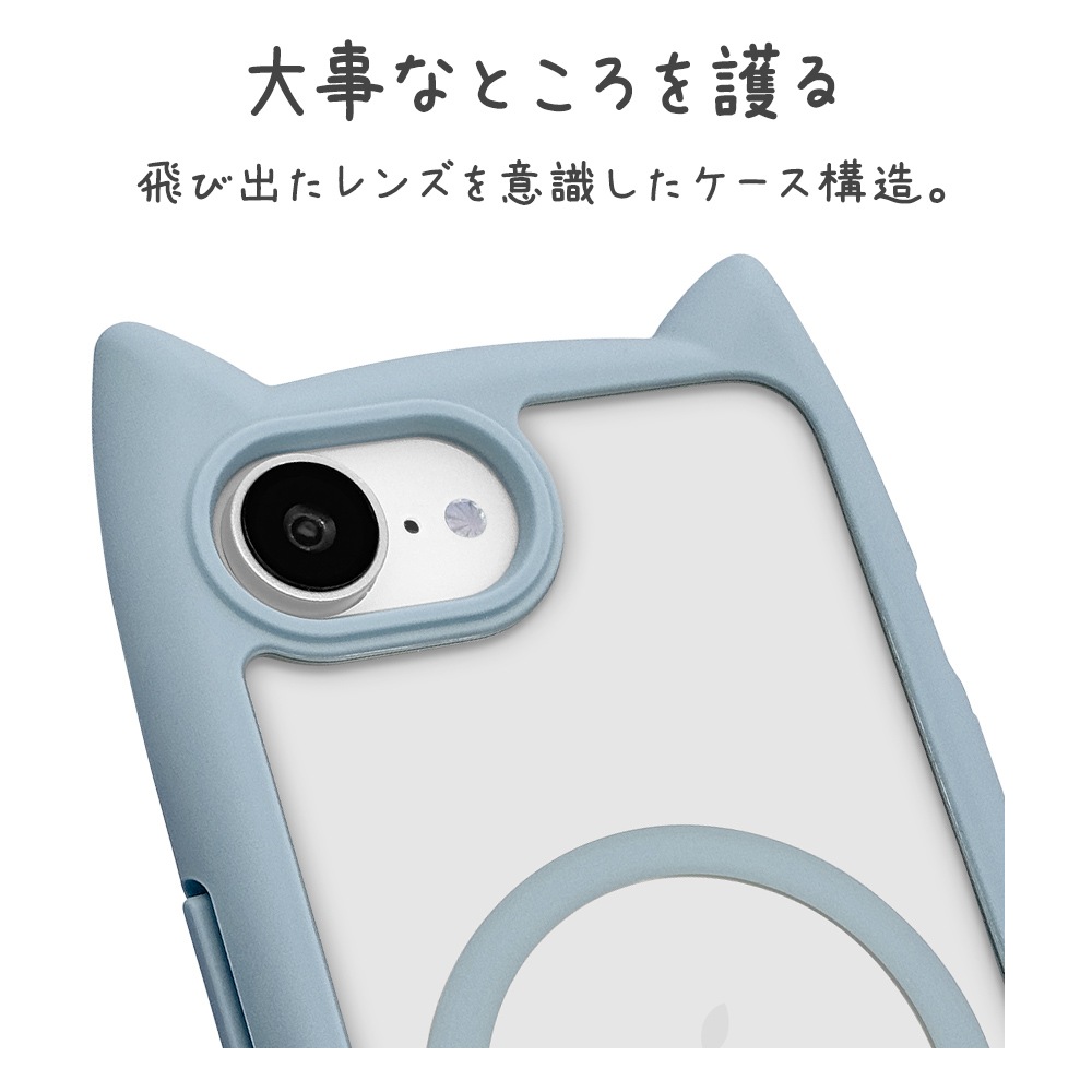 iPhone17e 16e ������ ���С� �ϥ��֥�å� MagSafe�б� mimi ǭ�� �ͥ��ߥ� �ͤ��ߤ� �Ѿ׷�ۼ� MIL ���̥��ꥢ TPU�Х�ѡ������� ���ȥ�åץۡ��� ���⡼�����֥롼 �����ե��� ���ޥۥ����� 9787IP6EHPMSBL �饹���Хʥ�